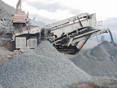 mobile stone mining machine 